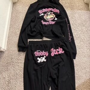 Bobby Jack Black Sweater Set